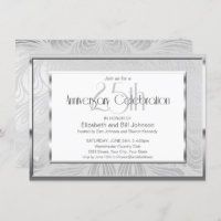 Invitación al 25º aniversario Boda de Plata