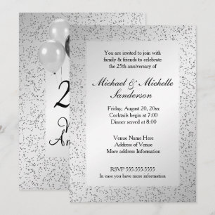 Invitación al 25º Aniversario de Boda