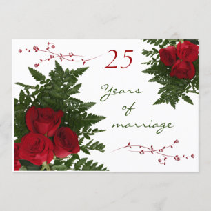 Invitación al 25º Aniversario de Boda