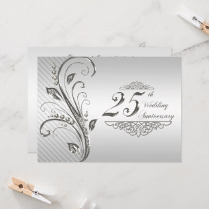 Invitación al 25º aniversario de bodas