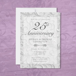 Invitación al 25º aniversario de Silver Swirls