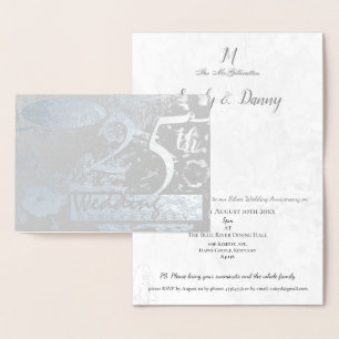 Invitación al 25º aniversario del Boda de Plata Gr
