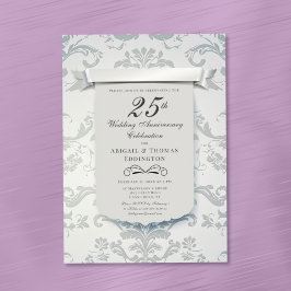 Invitación al 25º aniversario del Boda de Silver D