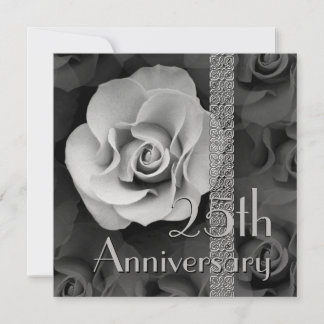 Invitación al 25º aniversario - Rosa SILVER