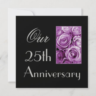 Invitación al 25º aniversario - Rosas PURPLE