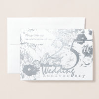 Invitación al 25° aniversario de Boda de Plata