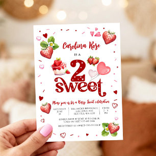 Invitación al 2do Cumpleaños de Berry Sweet