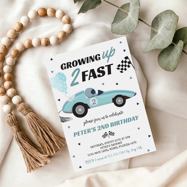 Invitación al 2do Cumpleaños de Dos Autos de Carre (Subido por el creador)