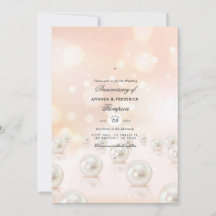 Invitación al 30º Aniversario de Boda de Perlas