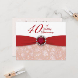 Invitación al 40º Aniversario de Boda de Damasco