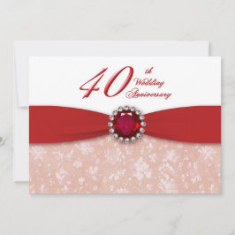 Invitación al 40º Aniversario de Boda de Damasco