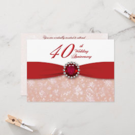 Invitación al 40º Aniversario de Boda de Damasco