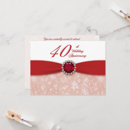 Invitación al 40º Aniversario de Boda de Damasco