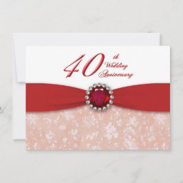 Invitación al 40º Aniversario de Boda de Damasco