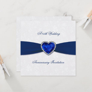 Invitación al 45° aniversario del Boda de Damask s