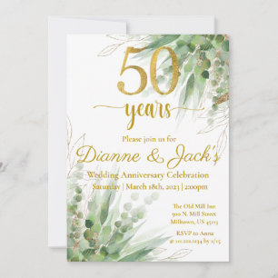 Invitación al 50º Aniversario de Boda