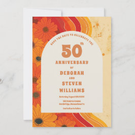 Invitación al 50º aniversario del Boda de los años
