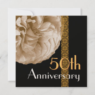Invitación al 50º aniversario - Rosa ORO