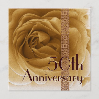 Invitación al 50º aniversario - Rosa ORO