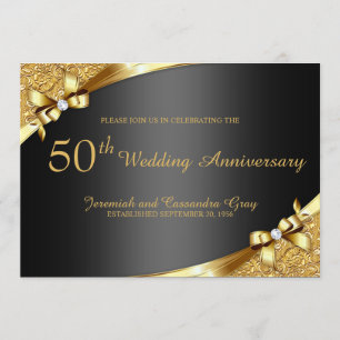 Invitación al 50° Aniversario Boda de Oro