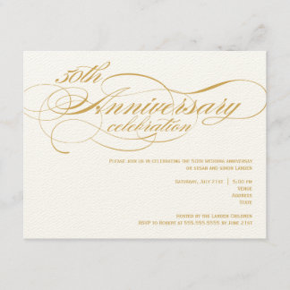 Invitación al 50 Aniversario de Boda