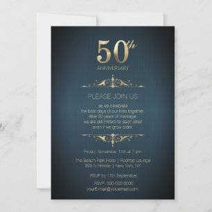 Invitación al 50 Aniversario de Boda