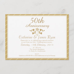 Invitación al 50 Aniversario de Boda