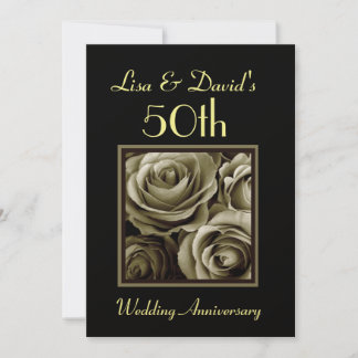 Invitación al 50 aniversario del oro - Rosas del O