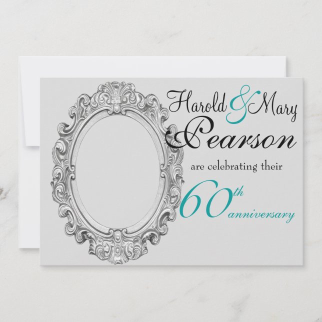 invitación al 60º aniversario de bodas (Anverso)