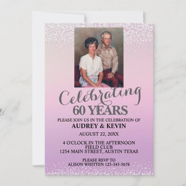 Invitación al 60° aniversario (Anverso)