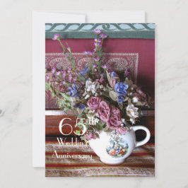 Invitación al 65º Aniversario de Boda Tetera Vinta