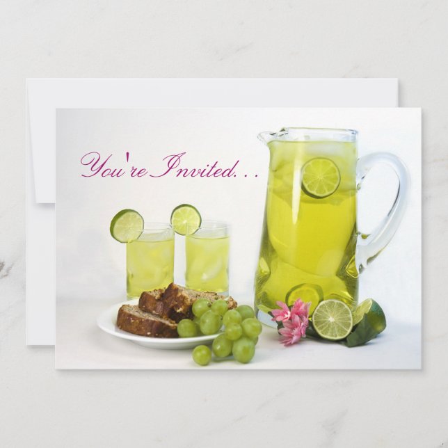 Invitación al almuerzo - Bebidas (Anverso)