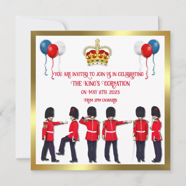 Invitación al almuerzo de la celebración de la cor (Anverso)