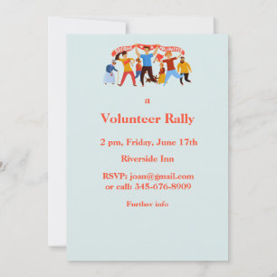 Invitación al almuerzo de la concentración de volu