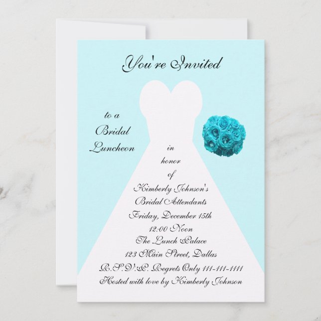 Invitación al almuerzo de las nubes azules — traje (Anverso)