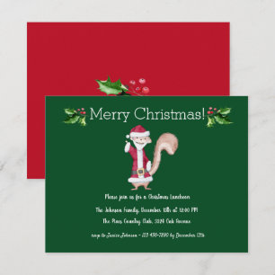Invitación al almuerzo de los Navidades de Santa L