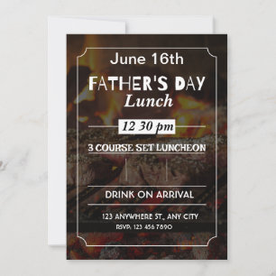 Invitación al almuerzo del Día del Padre Blanco