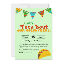 Invitación al almuerzo para los voluntarios de Tac
