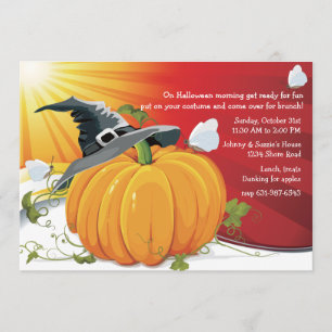 Invitación al amanecer de Halloween