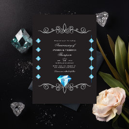 Invitación al aniversario de Diamond Boda