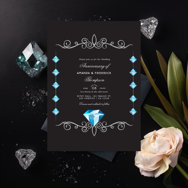 Invitación al aniversario de Diamond Boda (Subido por el creador)