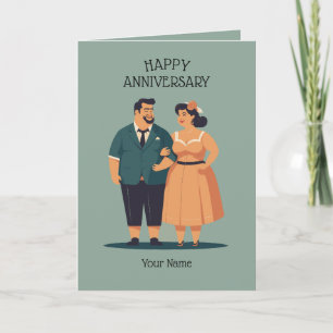 Invitación al aniversario de la pareja de bodas