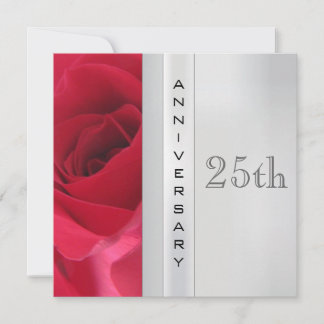 Invitación al aniversario de Silver Boda