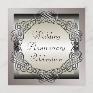 Invitación al aniversario del boda