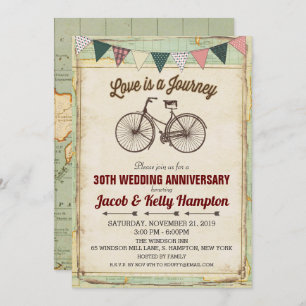 Invitación al aniversario del Boda de Bicicletas V