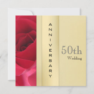 Invitación al Aniversario del Boda Dorado