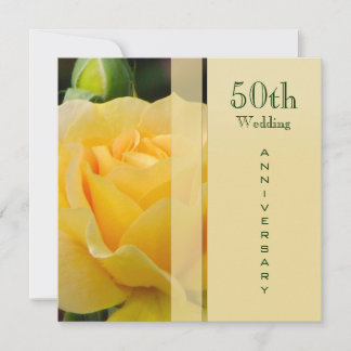 Invitación al Aniversario del Boda Dorado