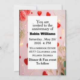 Invitación al aniversario del personalizable | Edi