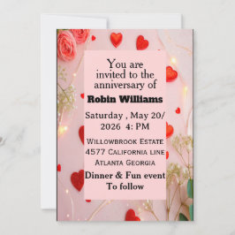 Invitación al aniversario del personalizable | Edi
