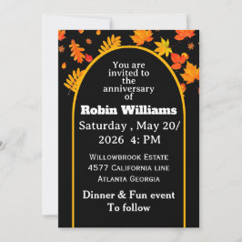 Invitación al aniversario del personalizable | Edi